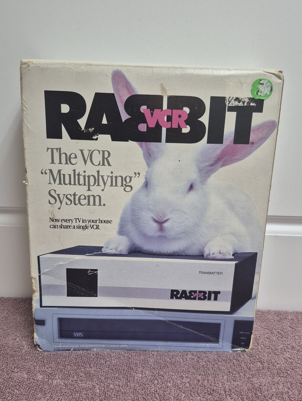 Rabbit VCR Transmitter Multiplying System Vintage NEW in Box Sealed